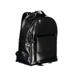 Calvin Klein Elegant Black Urban Backpack with Laptop Compartment CA-26054