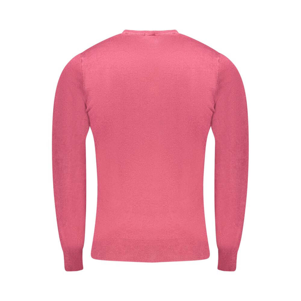 Cavalli Class Red Viscose Men Sweater CA-33476-M