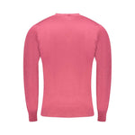 Cavalli Class Red Viscose Men Sweater CA-33476-M