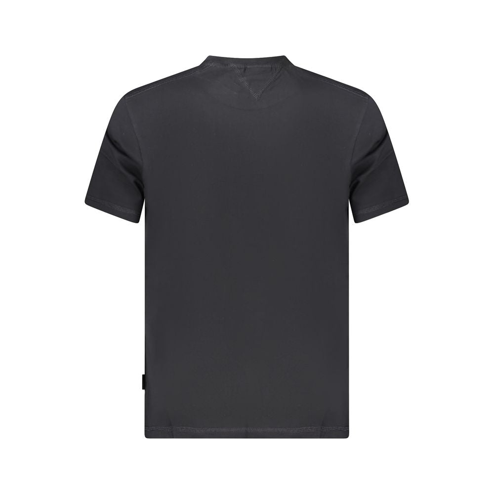 Napapijri Black Cotton Men T-Shirt NA-35904-S