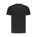 Cavalli Class Black Cotton Men T-Shirt CA-36656-M