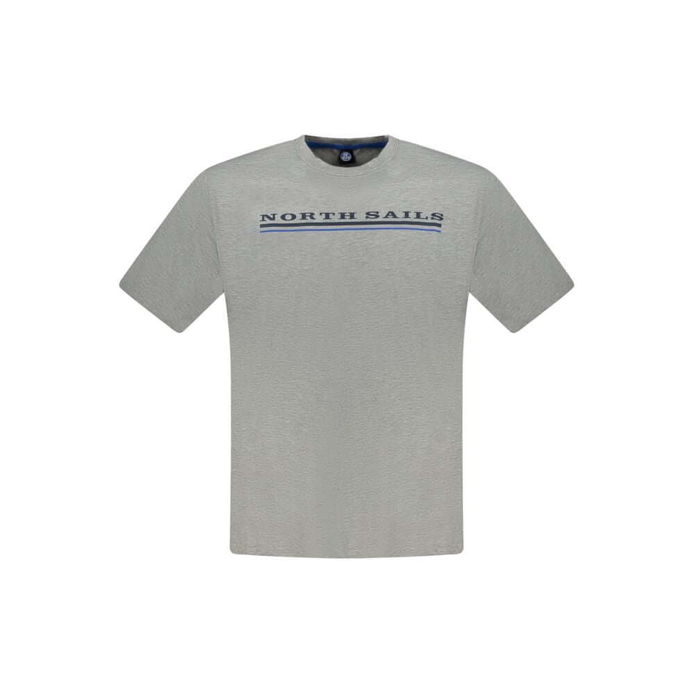 North Sails Brown Cotton Men T-Shirt