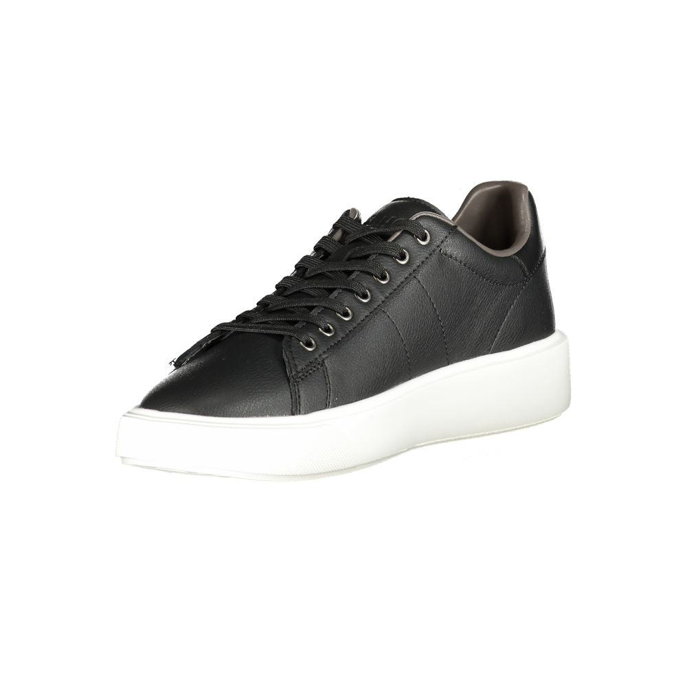 Blauer Black Leather Men Sneaker BL-35544-EU44/US11