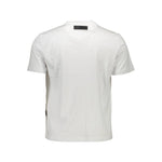 Plein Sport White Cotton Men T-Shirt PL-9607-S