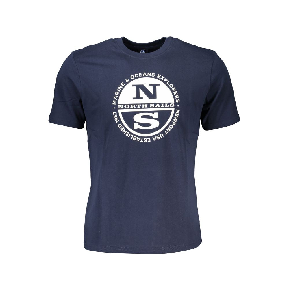 North Sails Blue Cotton T-Shirt NO-27331-S