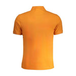 La Martina Orange Cotton Polo Shirt LA-30449-S