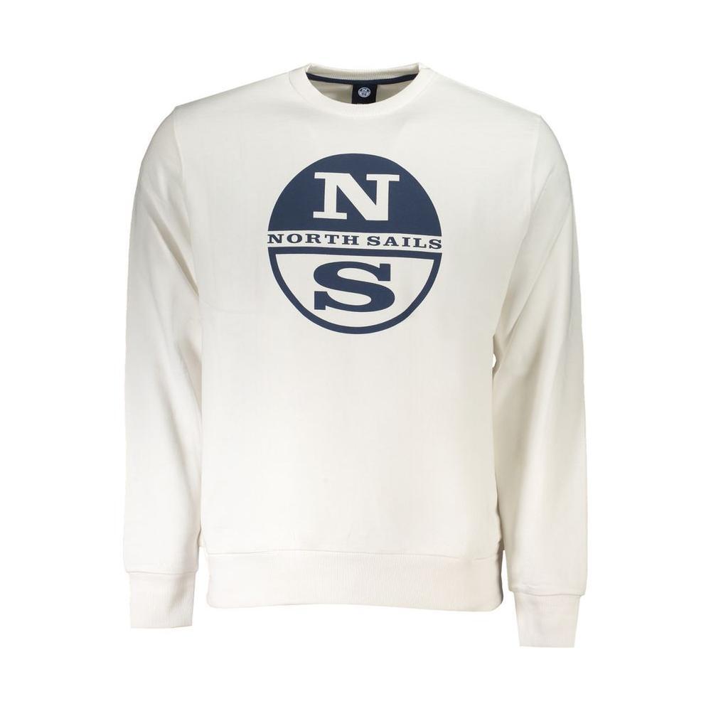 North Sails White Cotton Sweater NO-31769-S