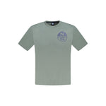 North Sails Green Cotton Men T-Shirt NO-33753-S