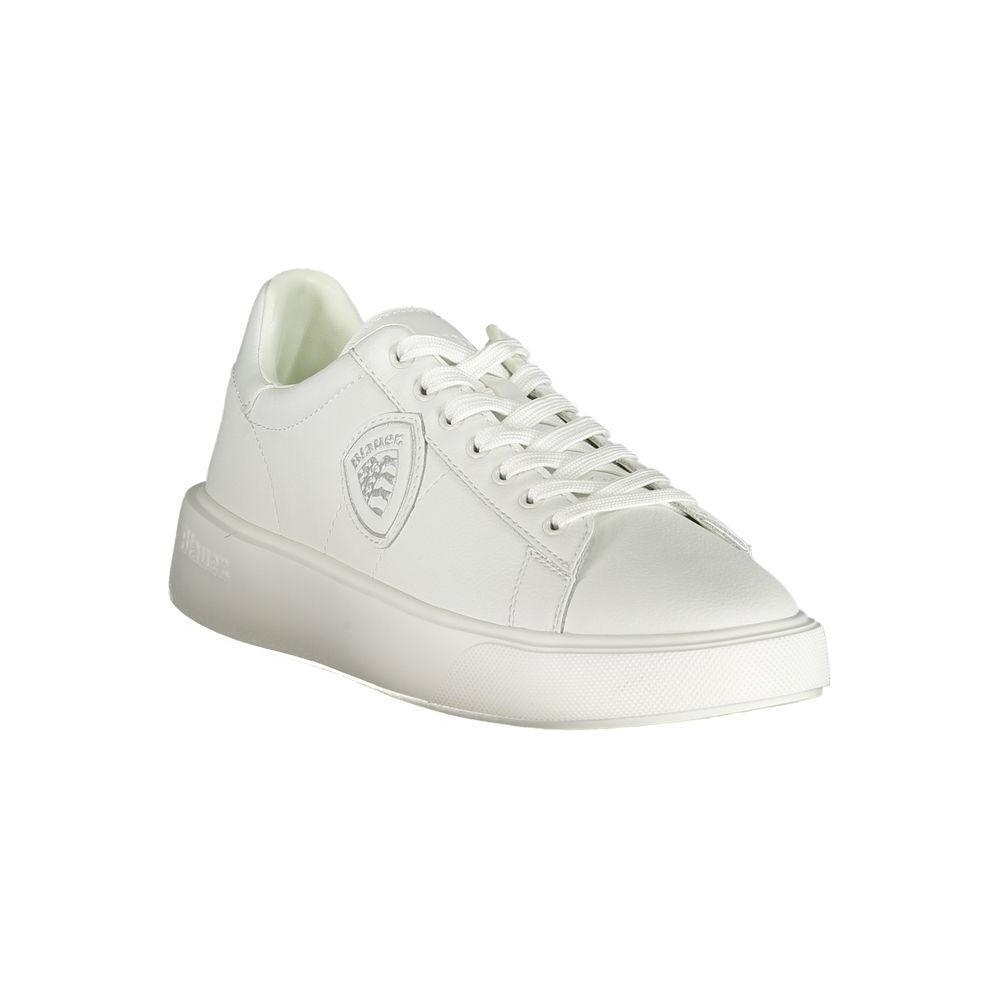 Blauer White Leather Men Sneaker BL-35547-EU44/US11