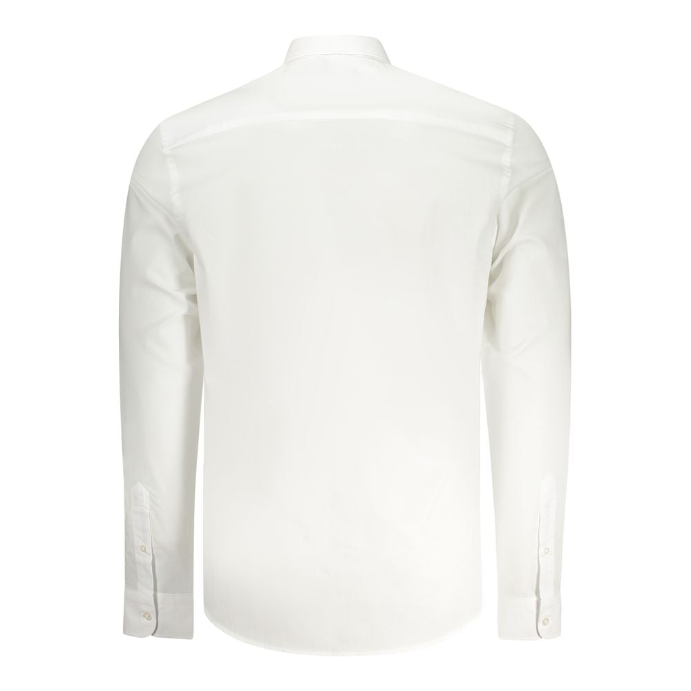 North Sails White Cotton Men Shirt NO-35790-M