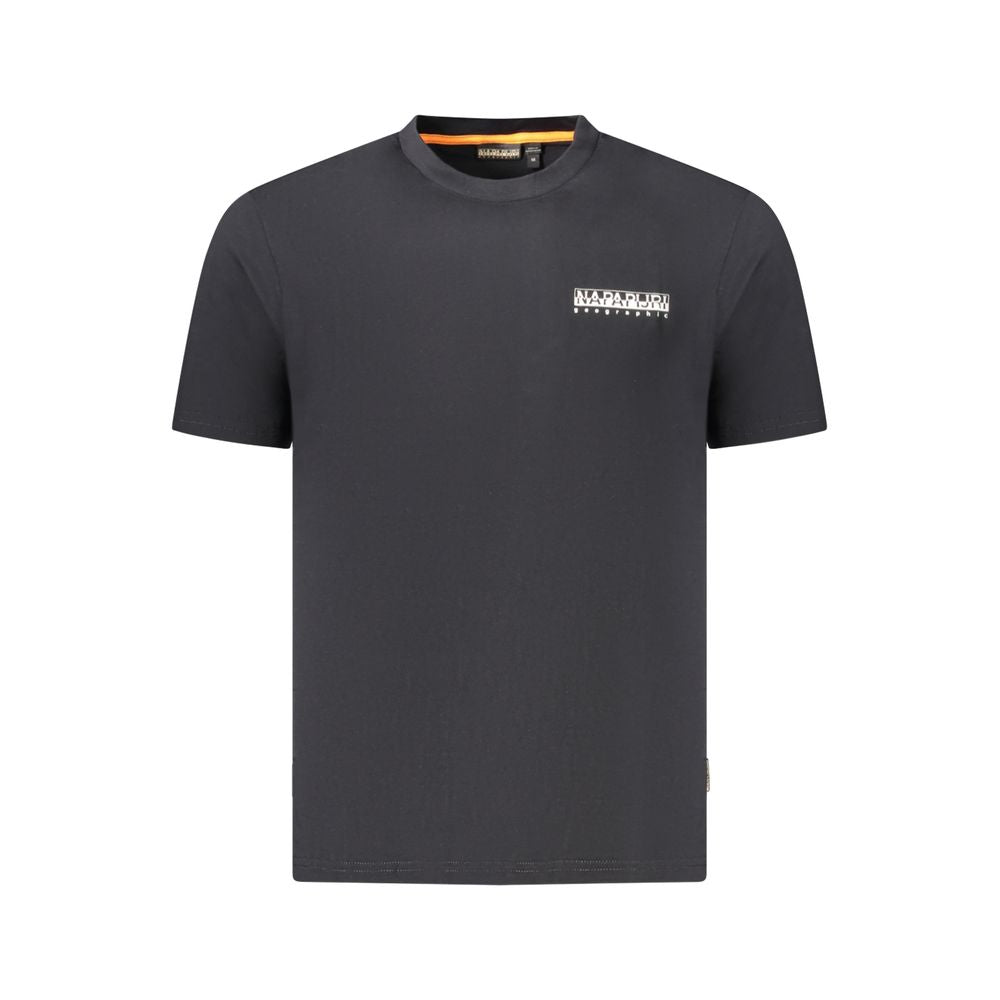Napapijri Black Cotton Men T-Shirt NA-35903-M