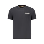 Napapijri Black Cotton Men T-Shirt NA-35903-M