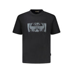 Napapijri Black Cotton Men T-Shirt NA-35910-M