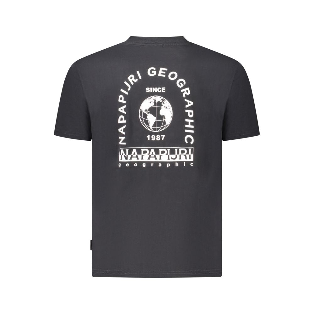 Napapijri Black Cotton Men T-Shirt NA-35903-M