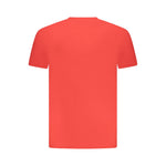 Cavalli Class Red Cotton Men T-Shirt CA-36687-M