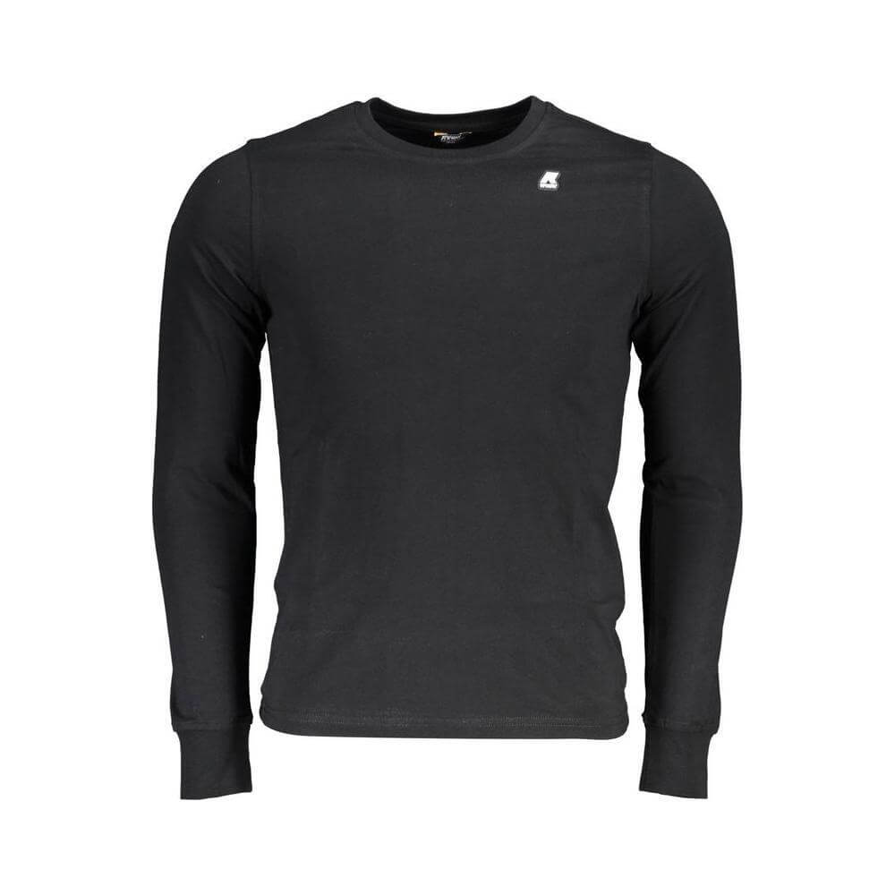 K-WAY Black Cotton Men T-Shirt KW-38051-XXL