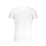 Cavalli Class White Cotton T-Shirt CA-28619-XL