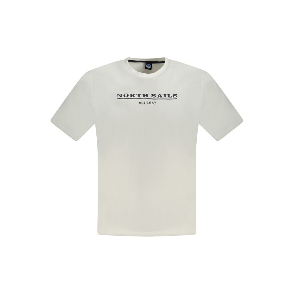 North Sails White Cotton Men T-Shirt NO-33748-S