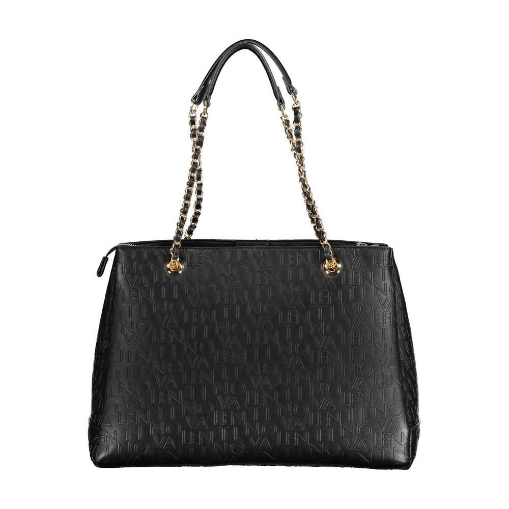 Mario Valentino Black Polyethylene Women Handbag VA-37346