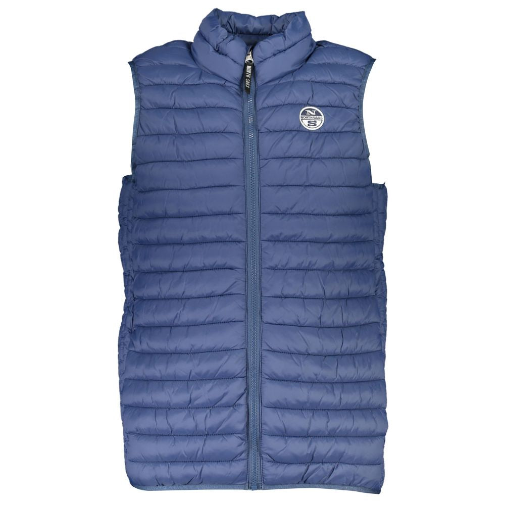 North Sails Blue Polyamide Men Jacket NO-23219-L
