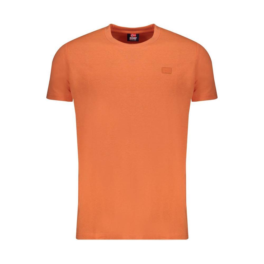 Norway 1963 Orange Cotton T-Shirt NO-29164-L