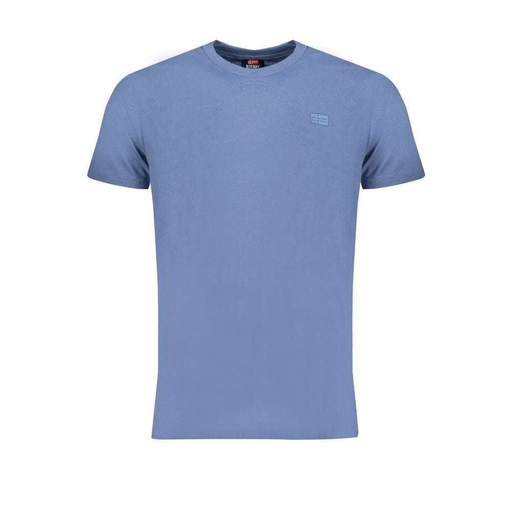Norway 1963 Blue Cotton T-Shirt NO-29168-M