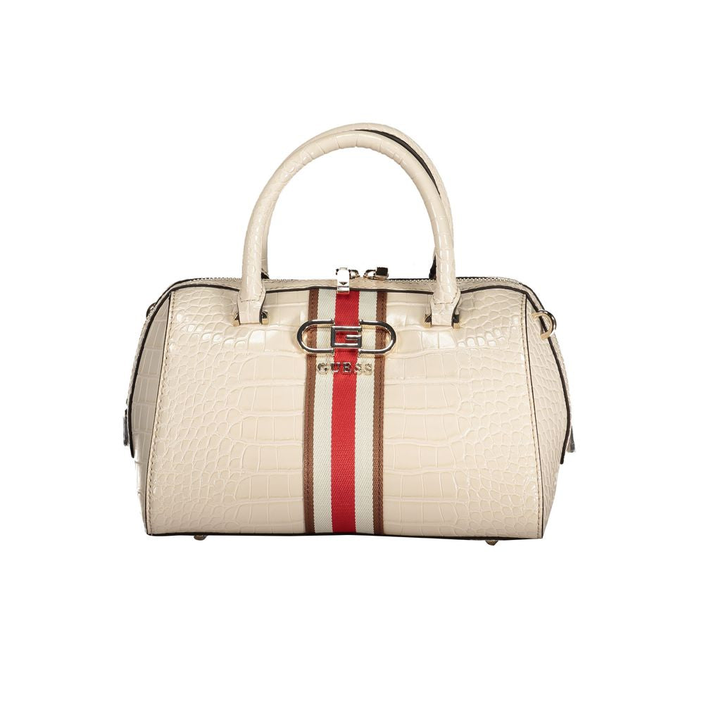 Guess Jeans Beige Polyethylene Handbag GU-30167
