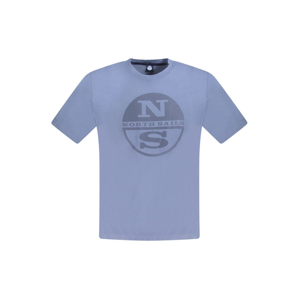 North Sails Blue Cotton Men T-Shirt NO-33760-S