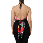Dolce & Gabbana Multicolor Halter Party Evening Cropped Top THS90414-40