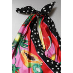 Dolce & Gabbana Multicolor Halter Party Evening Cropped Top THS90414-40