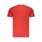 Cavalli Class Red Cotton Men T-Shirt CA-36652-M