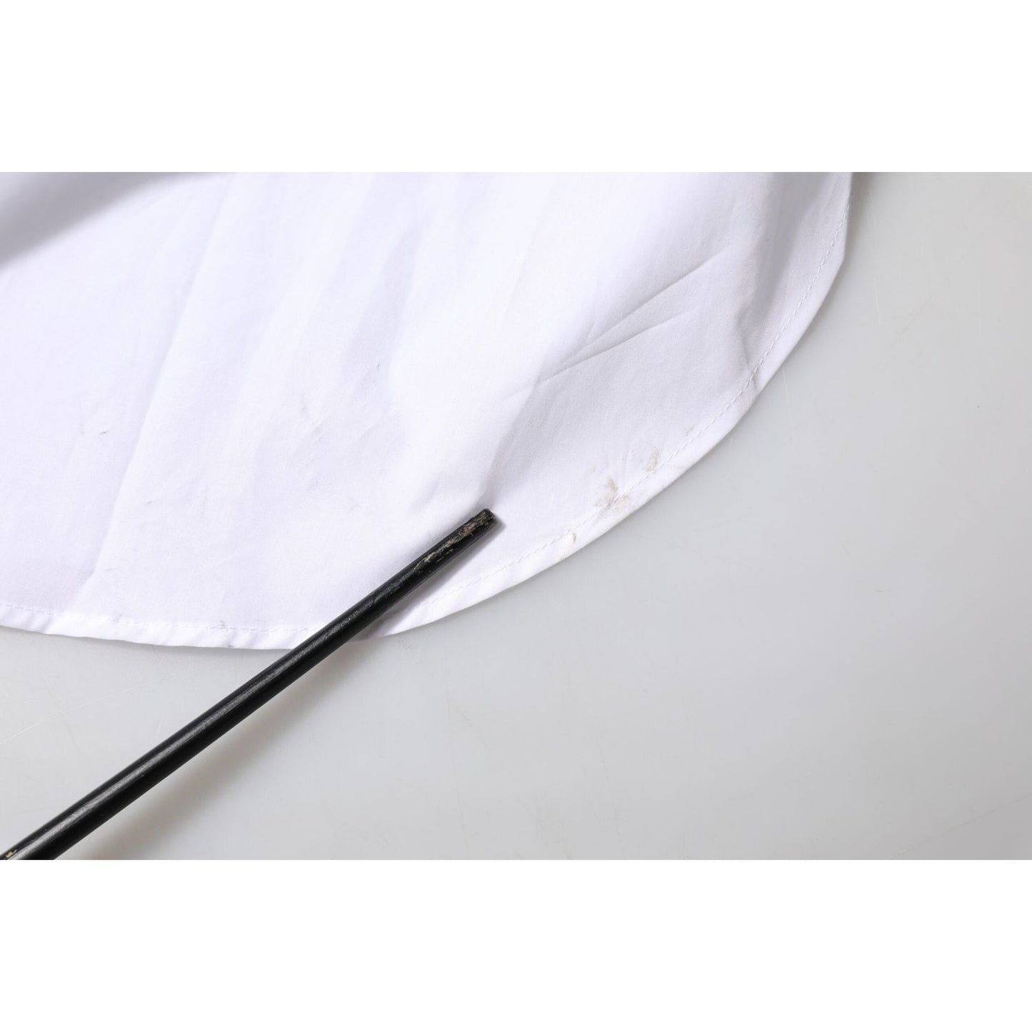 Dolce & Gabbana White Cotton Collared Shirt Long Sleeve Top TSH906891-38