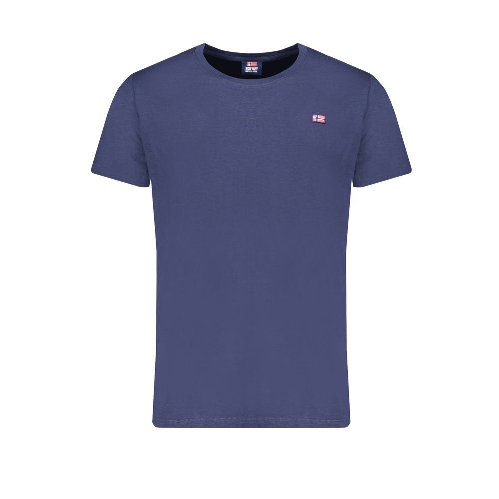 Norway 1963 Blue Cotton T-Shirt NO-29166-L