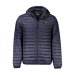 Cavalli Class Blue Polyamide Men Jacket CA-31944-XXL-FBB-393