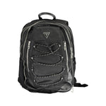 Guess Jeans Black Polyamide Men Backpack GU-17508