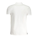 Cavalli Class White Cotton Polo Shirt CA-30278-L
