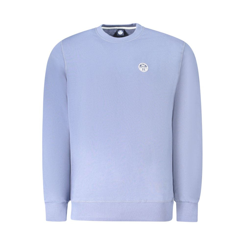 North Sails Blue Cotton Men Sweater NO-33772-S
