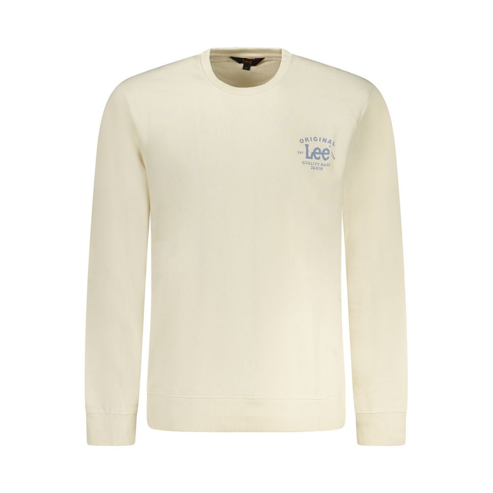 Lee Beige Cotton Men Sweater LE-35371-S