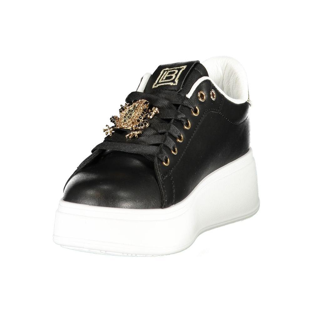 Laura Biagiotti Black Synthetic Women Sneaker LA-36487-EU38/US8