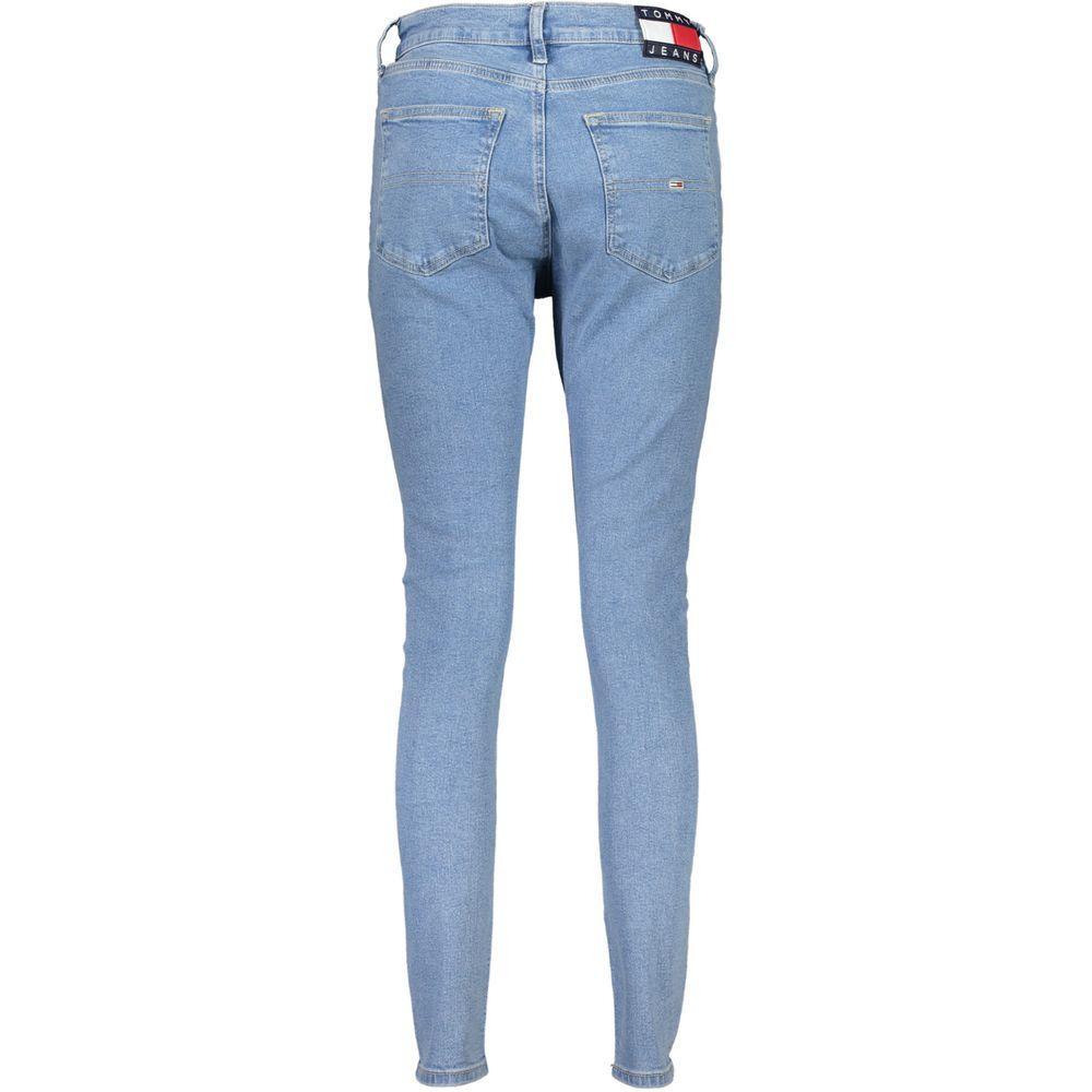 Tommy Hilfiger Blue Cotton Women Jeans TO-37731-W26 | L30