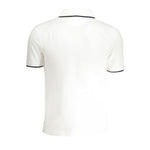 La Martina White Cotton Men Polo Shirt LA-38073-M