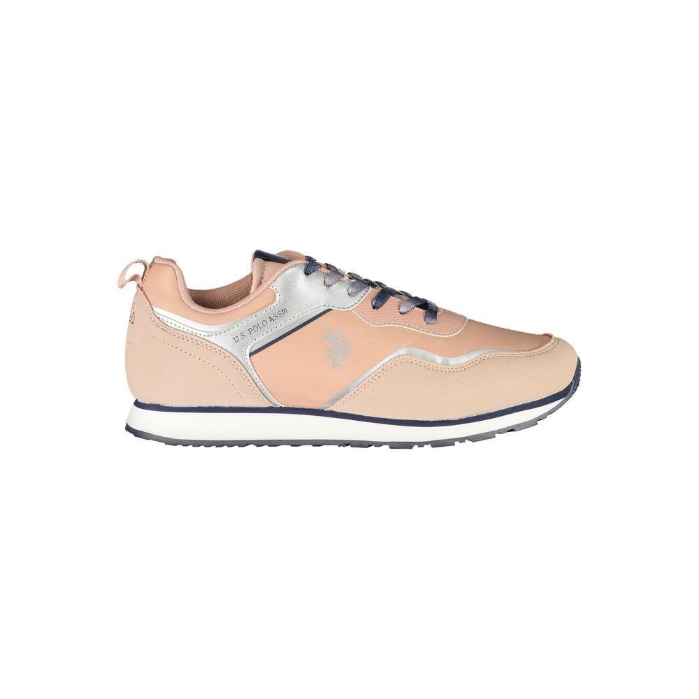 U.S. POLO ASSN. Pink Polyester Sneaker US-23547-EU36/US6