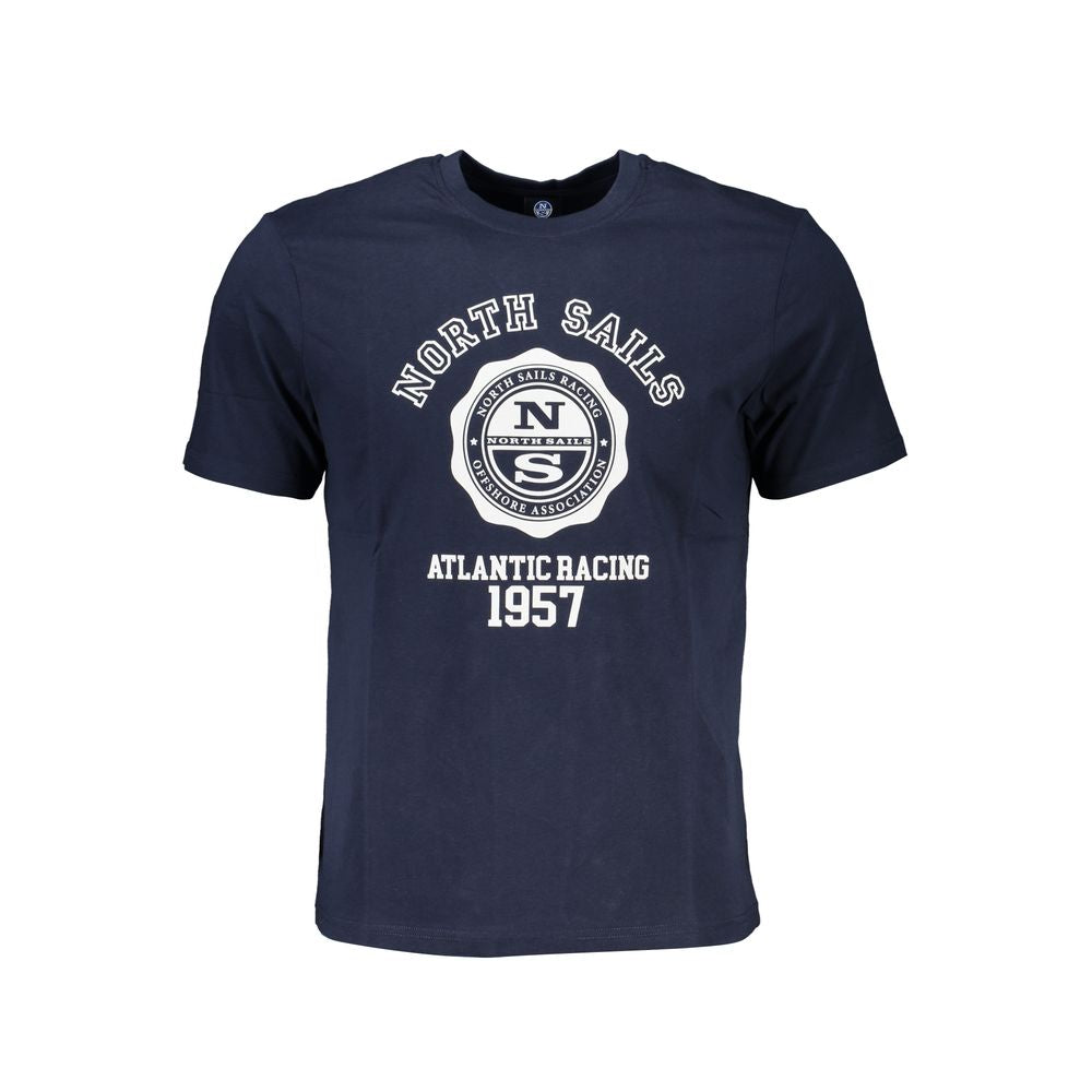 North Sails Blue Cotton T-Shirt NO-27318-S
