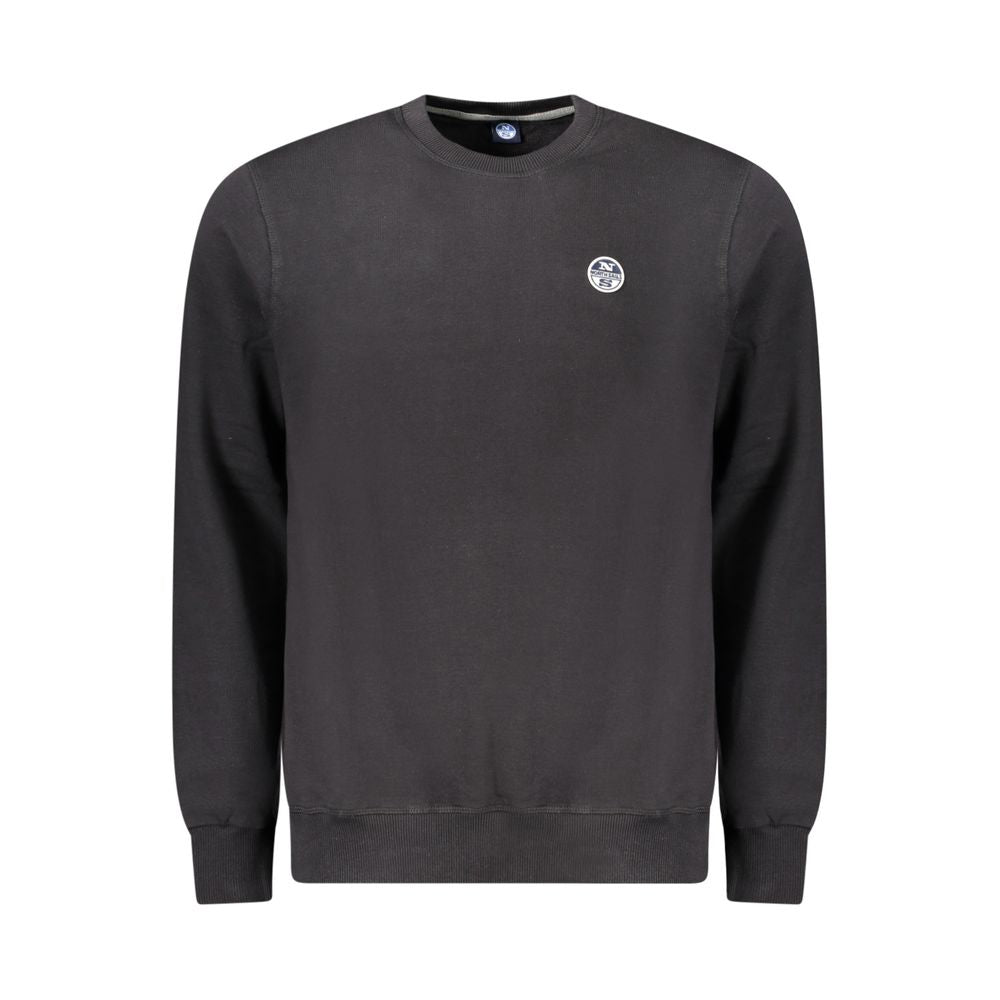 North Sails Black Cotton Men Sweater NO-34348-S