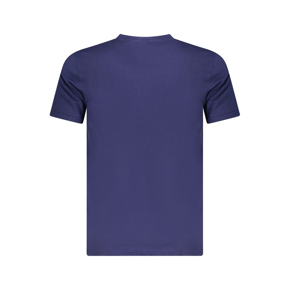 Cavalli Class Blue Cotton Men T-Shirt CA-36685-M