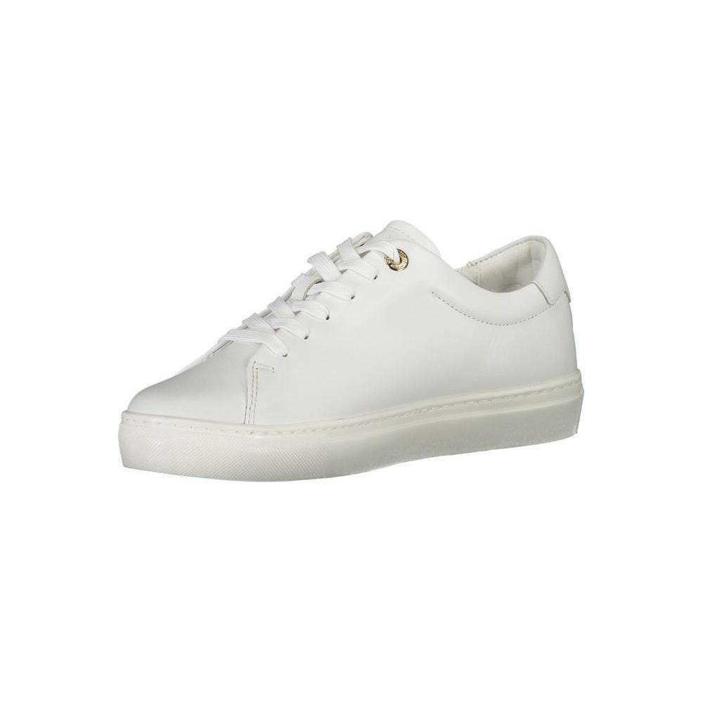 Tommy Hilfiger White Leather Women Sneaker TO-9381-EU38/US8