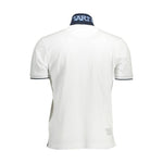 La Martina Elegant Short-Sleeved White Polo for Men LA-26389-M