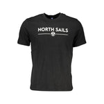 North Sails Black Cotton T-Shirt NO-27266-S