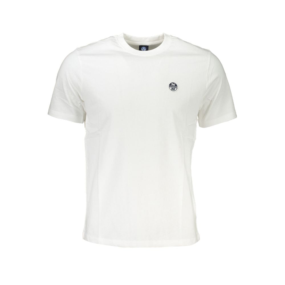 North Sails White Cotton T-Shirt NO-27289-XL