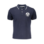 North Sails Blue Cotton Polo Shirt NO-27343-S